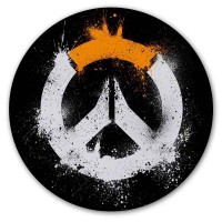 Коврик для мышки круглый Overwatch Logo