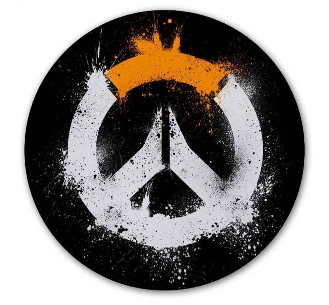 Коврик для мышки круглый Overwatch Logo 