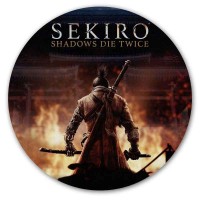 Коврик для мышки круглый Sekiro: Shadows Die Twice - Wolf