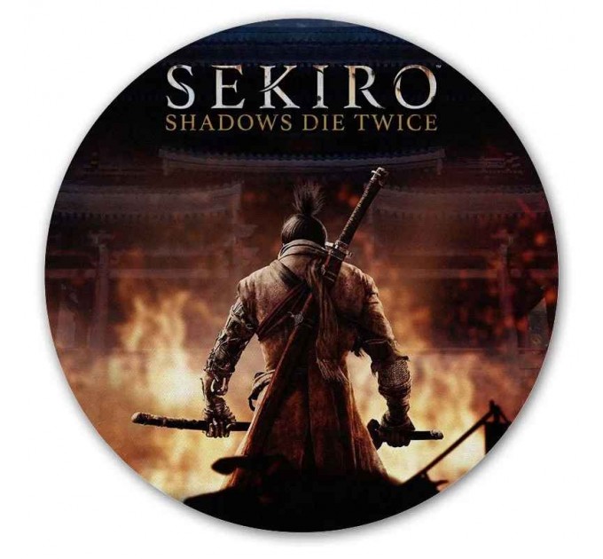 Коврик для мышки круглый Sekiro: Shadows Die Twice - Wolf 