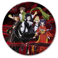 Коврик для мышки круглый Bungou Stray Dogs Port Mafia