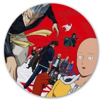 Коврик для мышки круглый Onepunch-Man Season 