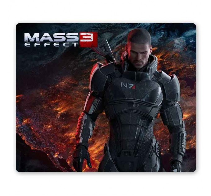 Коврик для мышки прямоугольный Mass Effect 3 Commander Shepard (male) 