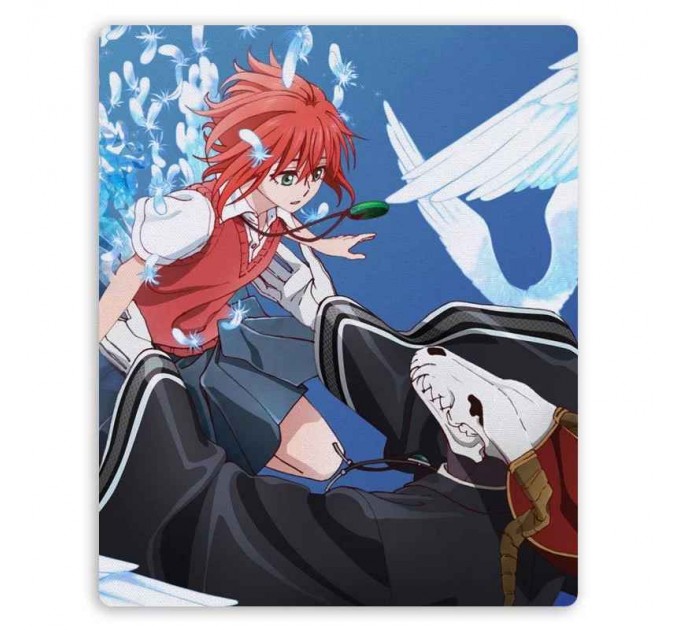 Коврик для мышки прямоугольный Mahou Tsukai no Yome - Elias Answorth и Chise Hatori 