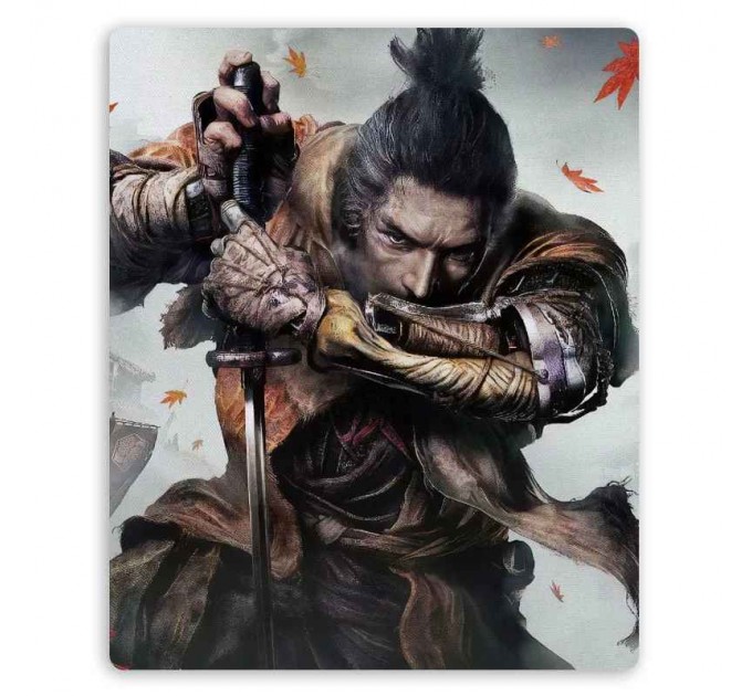 Коврик для мышки прямоугольный Sekiro: Shadows Die Twice The Big Bad Wolf 