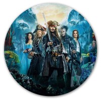 Коврик для мышки круглый Pirates of the Caribbean: Dead Men Tell No Tales Main Characters