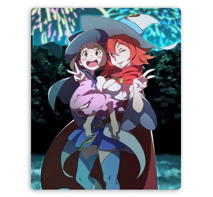 Коврик для мышки прямоугольный Little Witch Academia Akko & Chariot du Nord 