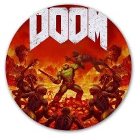 Коврик для мышки круглый DOOM