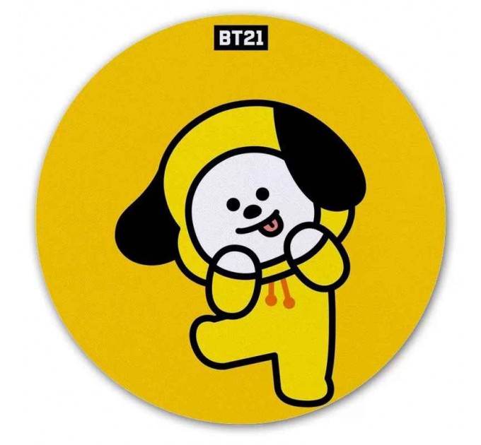 Коврик для мышки круглый BT21 - CHIMMY 