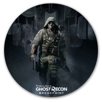 Коврик для мышки круглый Ghost Recon Breakpoint Walker