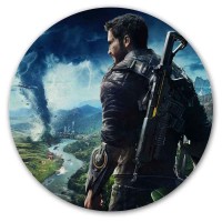 Коврик для мышки круглый Just Cause  Ricco Rodriguez