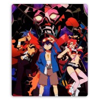 Коврик для мышки прямоугольный с героями аниме Gurren-Lagann