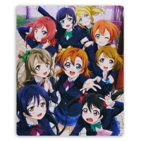 Коврик для мышки прямоугольный с главными героинями аниме Love Live!