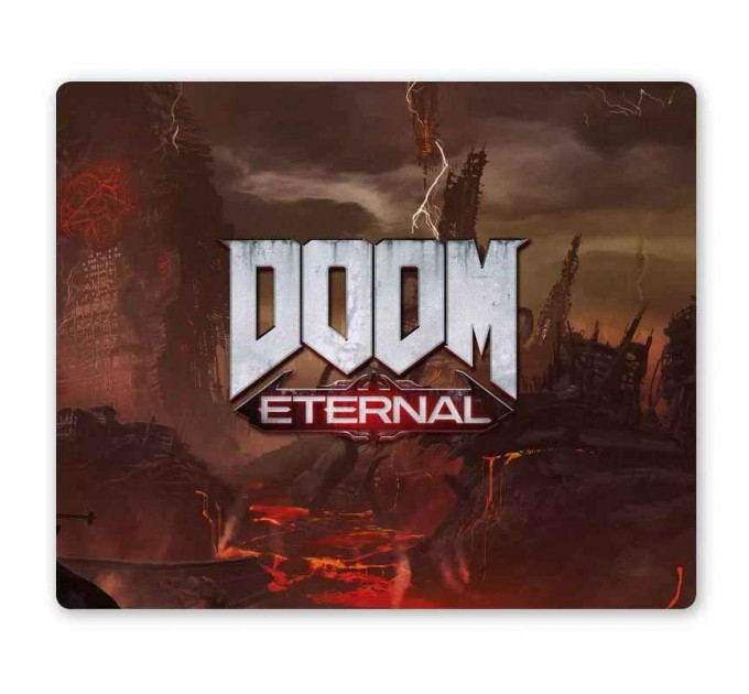 Коврик для мышки прямоугольный DOOM Eternal Logo 