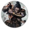 Коврик для мышки круглый Sekiro: Shadows Die Twice The Big Bad Wolf 