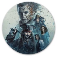 Коврик для мышки круглый Pirates of the Caribbean: Dead Men Tell No Tales