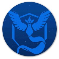 Коврик для мышки круглый Pokemon Go Team Mystic