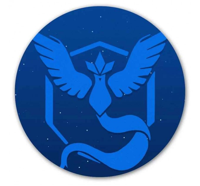 Коврик для мышки круглый Pokemon Go Team Mystic 