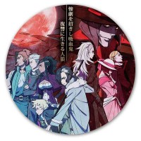 Коврик для мышки круглый с героями аниме Sirius the Jaeger