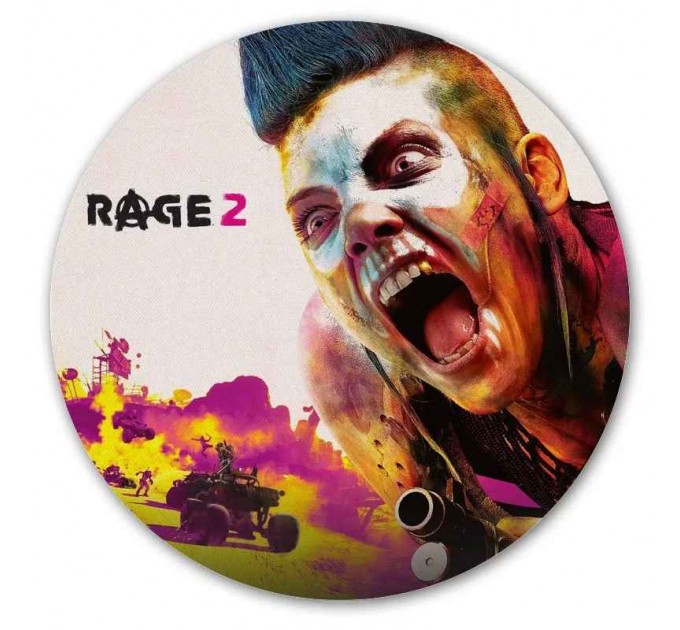 Коврик для мышки круглый по игре Rage 2 