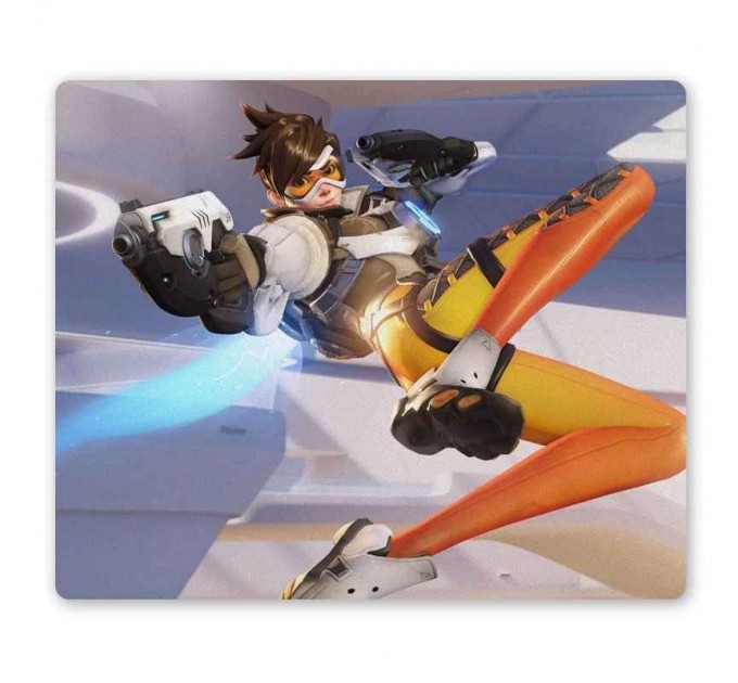 Коврик для мышки прямоугольный Overwatch - Tracer 