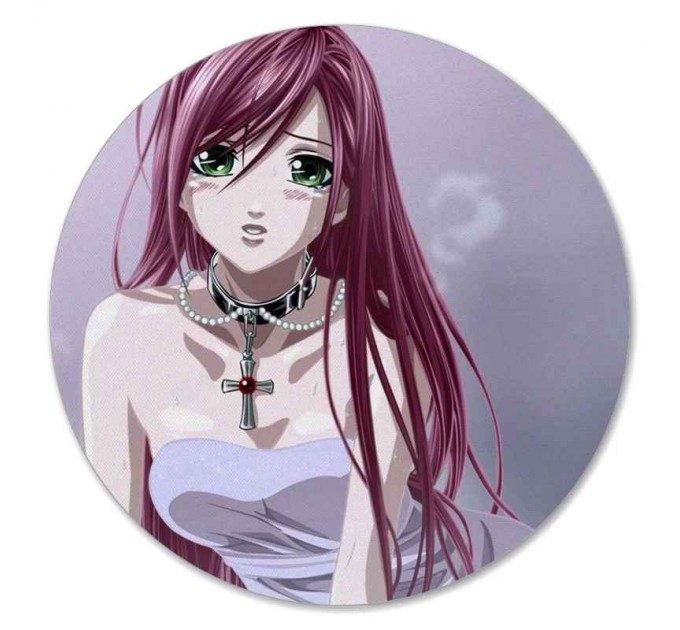 Коврик для мышки круглый Rosario+Vampire 	 