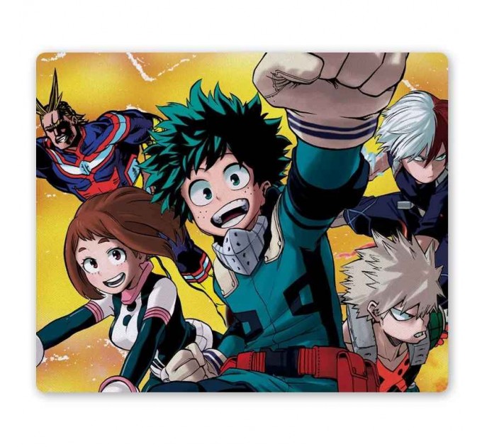 Коврик для мышки прямоугольный My Hero Academia - Izuku, Katsuki, Shouto, Ochako, All Might 