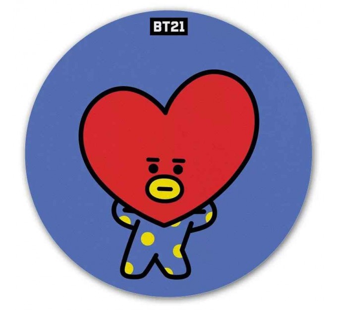 Коврик для мышки круглый BT21 - TATA 