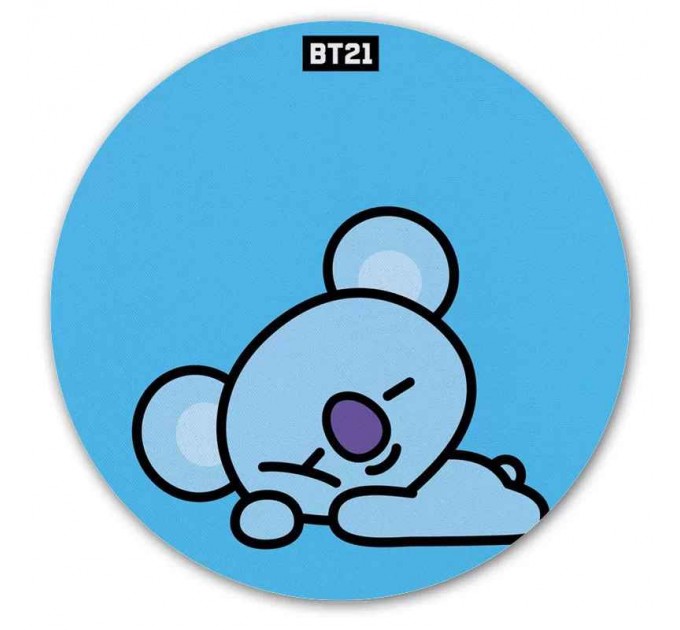 Коврик для мышки круглый BT21 - KOYA 