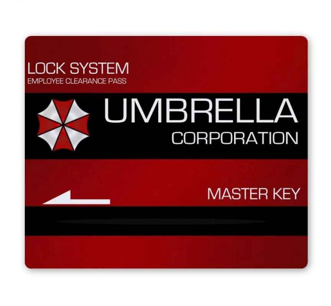 Коврик для мышки прямоугольный Resident Evil Umbrella Corporation 