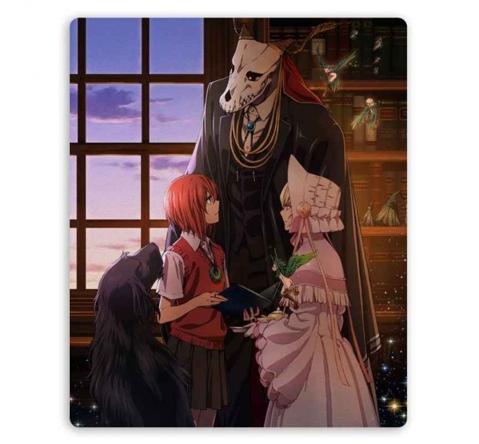 Коврик для мышки прямоугольный Mahou Tsukai no Yome - Elias Answorth, Chise Hatori, Silky 