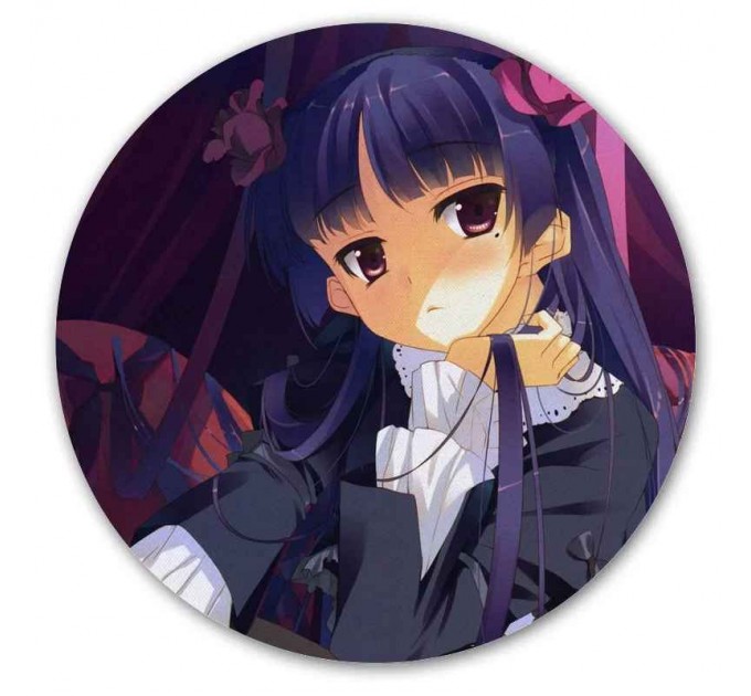 Коврик для мышки круглый OreImo - Kuroneko 