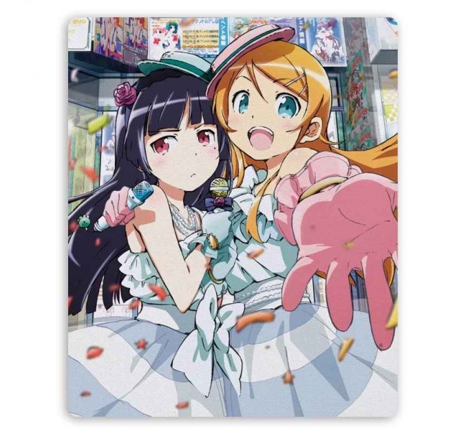 Коврик для мышки прямоугольный OreImo - Кирино Косака и Куронеко 