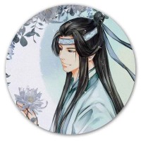 Коврик для мышки круглый Grandmaster of Demonic Cultivation - Wangji Lan