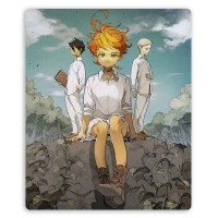 Коврик для мышки прямоугольный Yakusoku no Neverland Emma, Norman и Ray