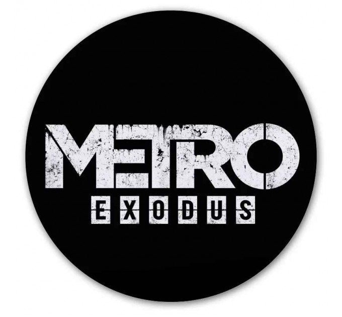 Коврик для мышки круглый METRO Exodus logo 