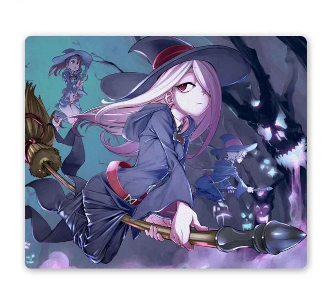 Коврик для мышки прямоугольный Little Witch Academia Kagari Atsuko, Lotte Yanson, Sucy Manbavaran 