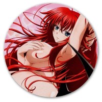 Коврик для мышки круглый Демоны старшей школы - Rias Gremory