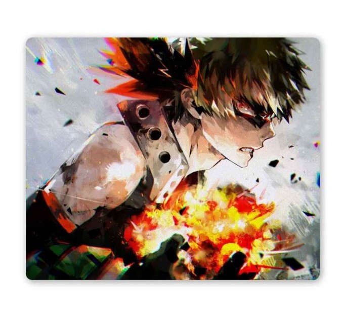 Коврик для мышки прямоугольный Boku no Hero Academia Katsuki Bakugou 