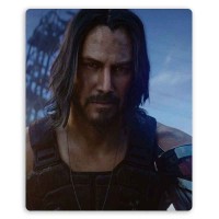 Коврик для мышки прямоугольный Keanu Reeves In Cyberpunk 