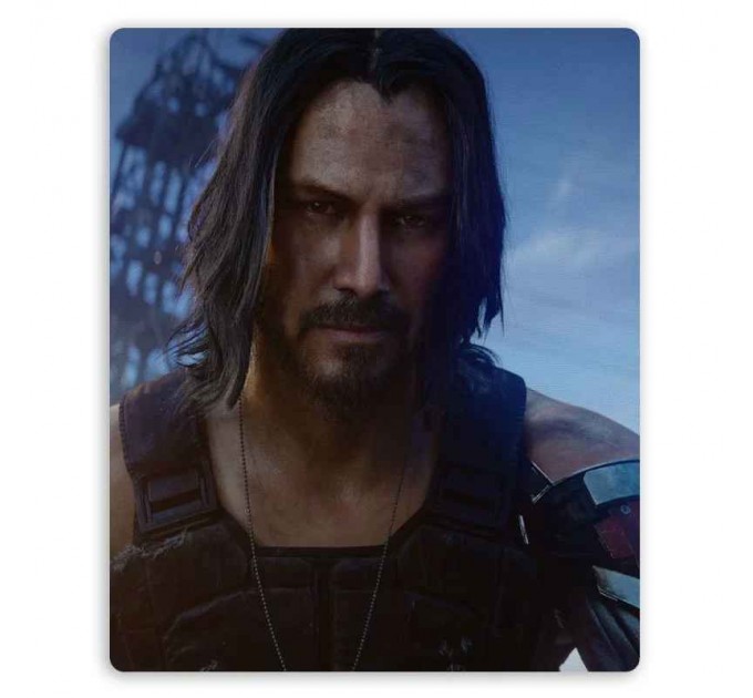 Коврик для мышки прямоугольный Keanu Reeves In Cyberpunk 2077 