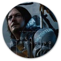 Коврик для мышки круглый Death Stranding Sam Porter Bridges