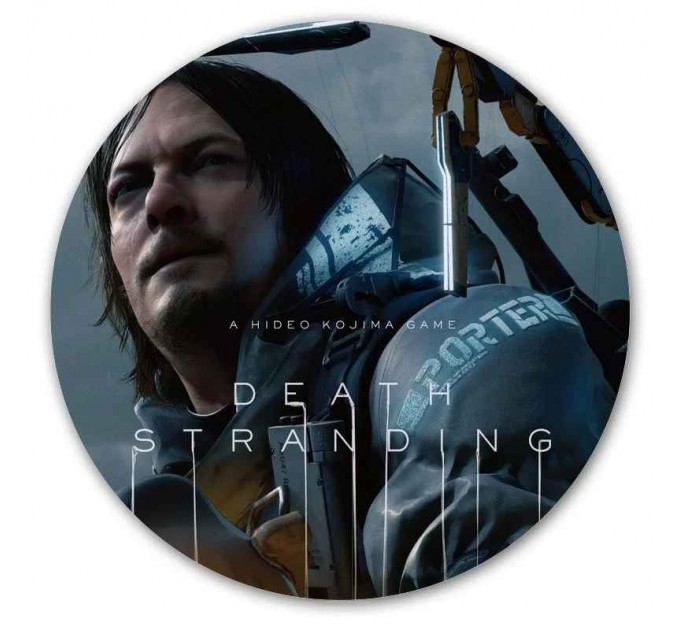 Коврик для мышки круглый Death Stranding Sam Porter Bridges 