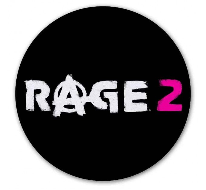 Коврик для мышки круглый Rage 2 Logo 