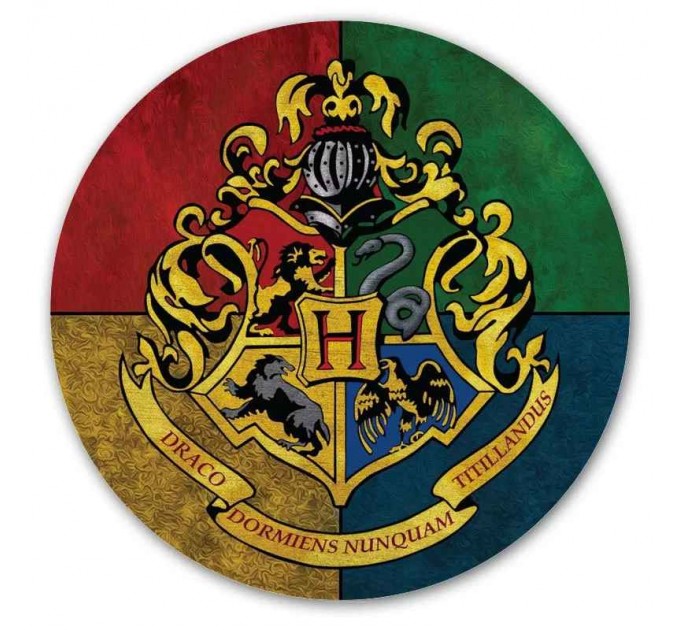 Коврик для мышки круглый Harry Potter Hogwarts Logo 