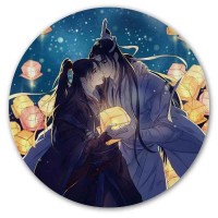 Коврик для мышки круглый The Master of Diabolism - Wangji Lan и Wuxian Wei