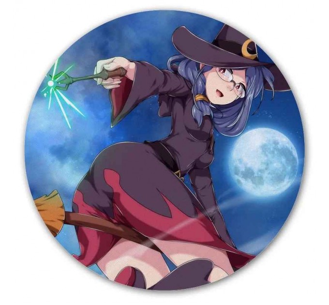 Коврик для мышки круглый Little Witch Academia Ursula Callistis 