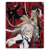 Коврик для мышки прямоугольный Bungou Stray Dogs - Osamu, Atsushi и Ryuunosuke