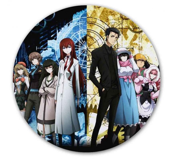 Коврик для мышки круглый Steins Gate Zero 