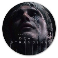 Коврик для мышки круглый Death Stranding Mads Mikkelsen